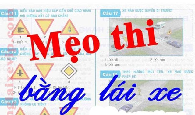 Mẹo thi bằng lái xe B2