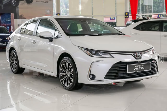 Ngoại thất của Toyota Altis 2020