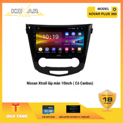 Nissan X-Trail lắp màn 10 inch