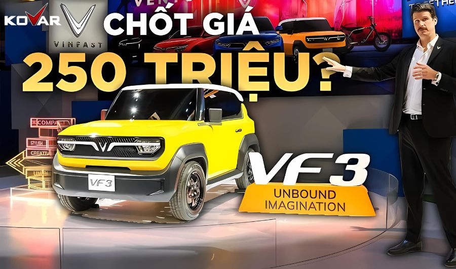 VinFast VF3 - Mẫu xe điện cực HOT có giá từ 240 triệu