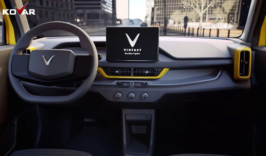 VinFast VF3 sở hữu nội thất đầy đủ tiện nghi
