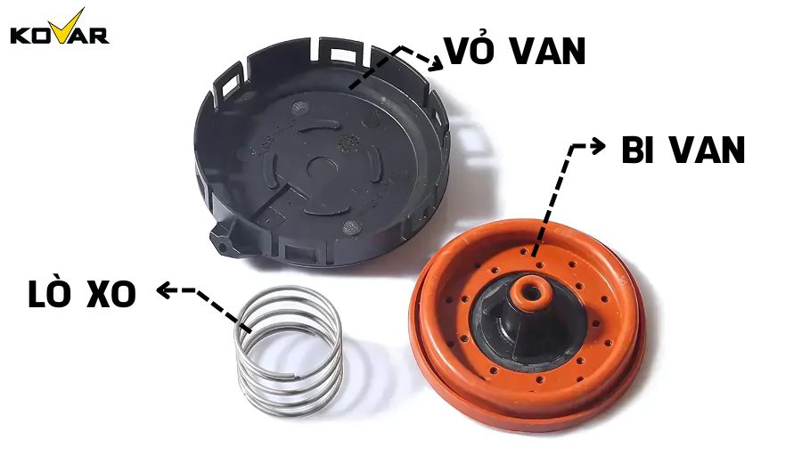 Cấu tạo van PCV