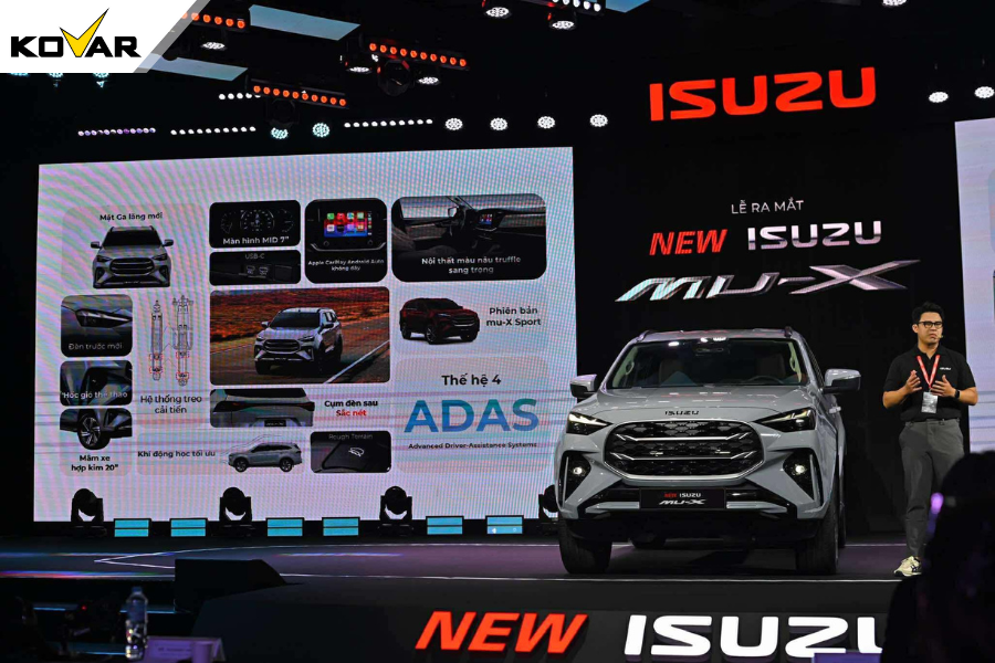 Hệ thống an toàn-tiện nghi Isuzu Mu-X 2025