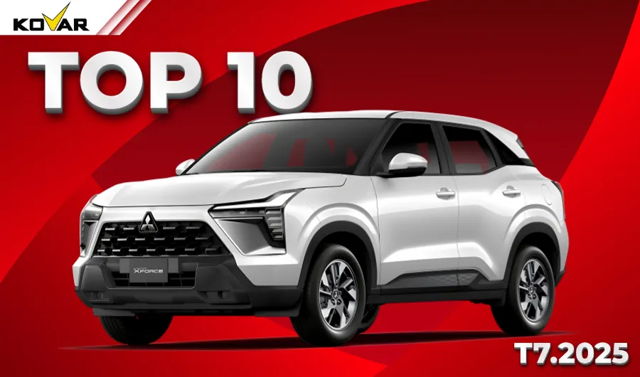 Mitsubishi Xforce với doanh số 1.185 xe, đạt TOP 10 - Tháng 7.2025