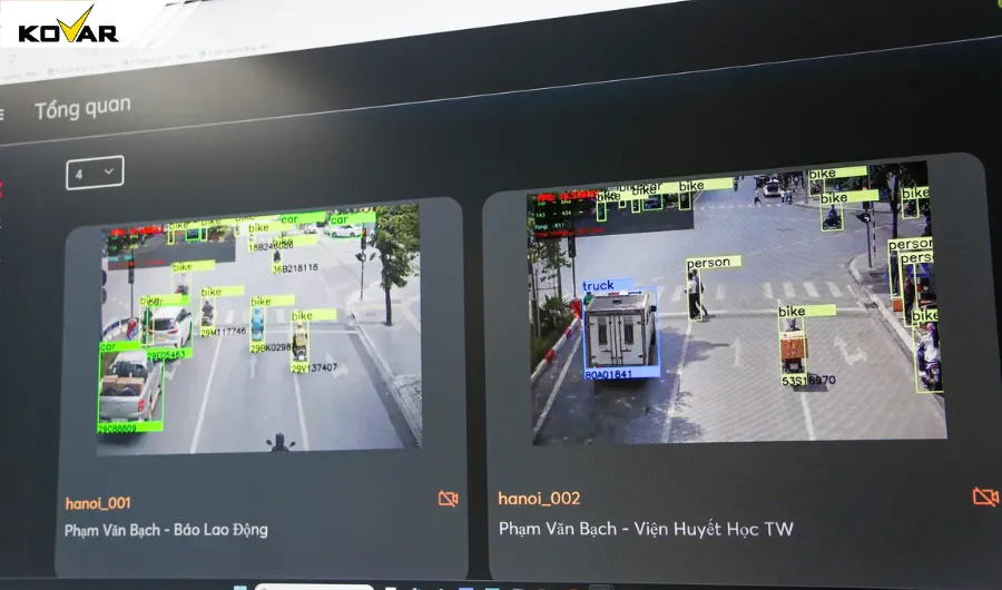 Camera AI giám sát giao thông tự động hóa toàn bộ quá trình phát hiện – ghi nhận – xử lý vi phạm