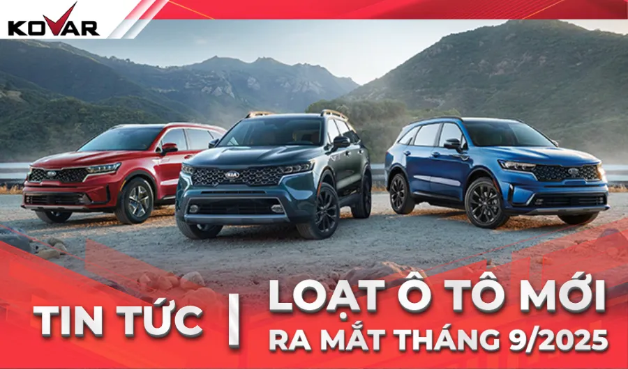 Loạt ô tô ra mắt tháng 9-2025