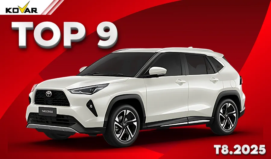 Top 9. Toyota Yaris Cross – 1.012 xe