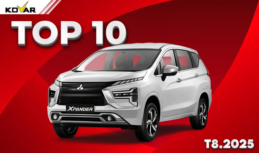 Top 10. Mitsubishi Xpander – 906 xe