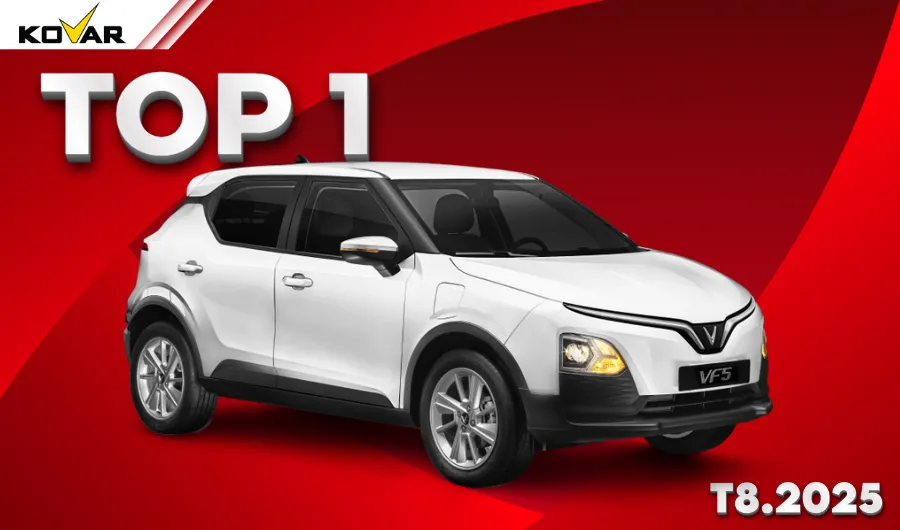 Top 1. VinFast VF 5 – 2.745 xe