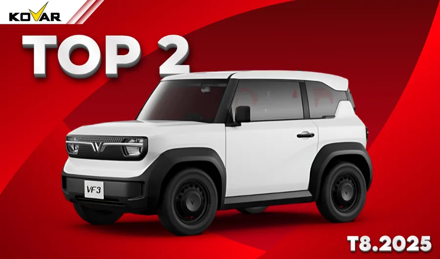 Top 2. VinFast VF 3 – 2.481 xe