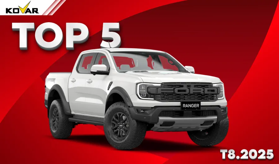 Top 5. Ford Ranger – 1.511 xe