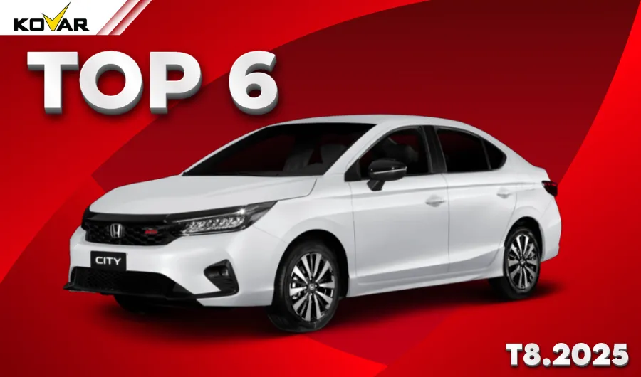 Top 6. Honda City – 1.136 xe