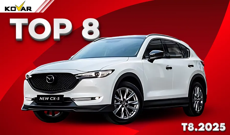 Top 8. Mazda CX-5 – 1.025 xe