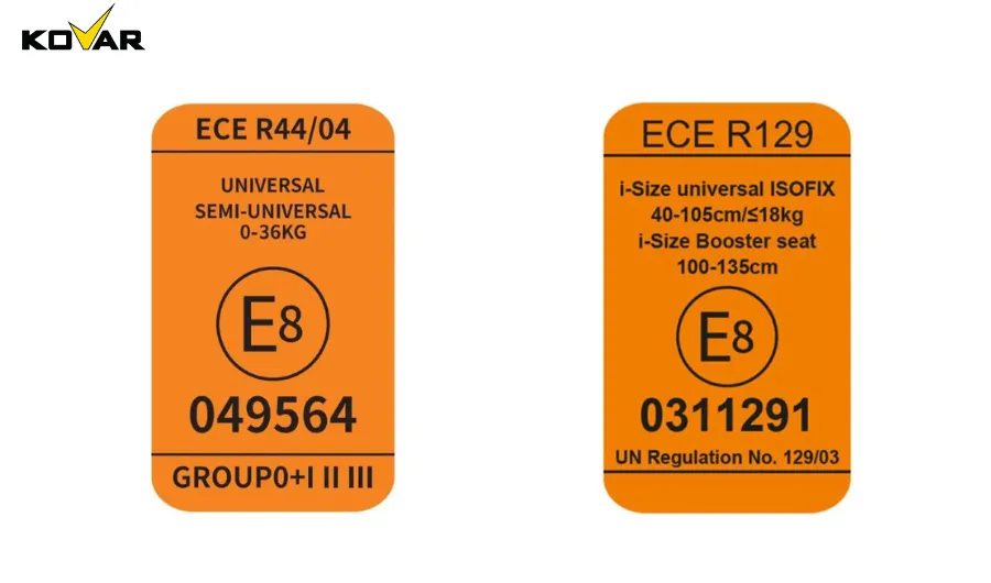 Các tiêu chuẩn an toàn của ghế ngồi oto cho bé