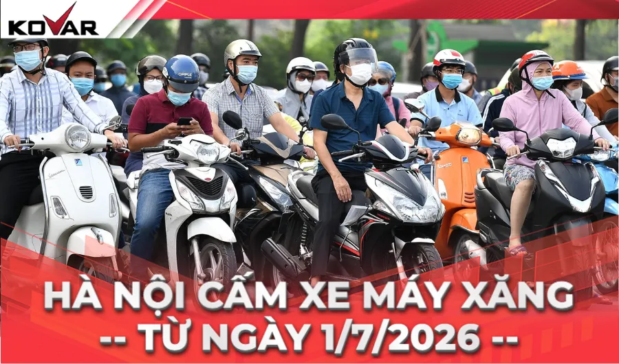 Hà Nội cấm xe máy xăng