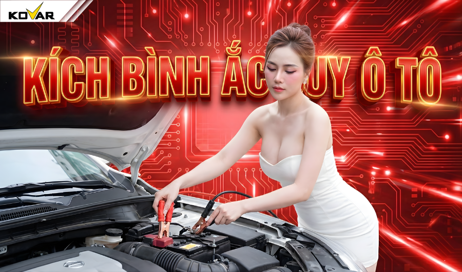 Hướng dẫn kích bình ắc quy ô tô chuẩn kỹ thuật