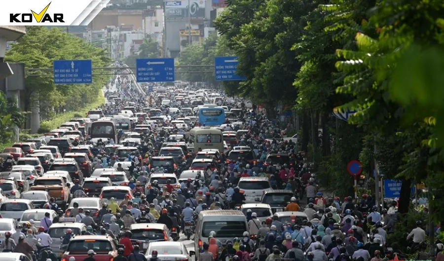 Ùn tắc giao thông tại Hà Nội