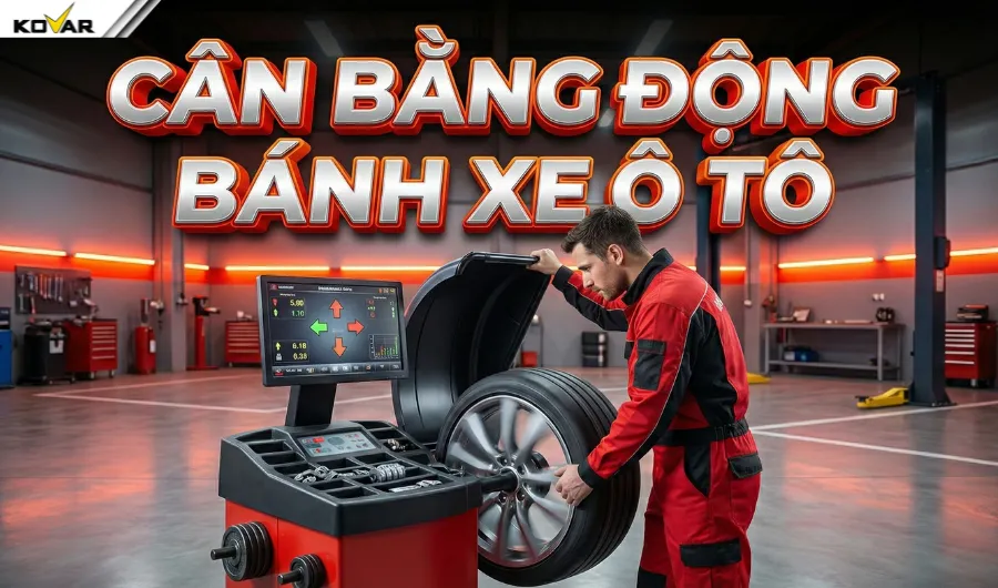 Cân bằng động bánh xe ô tô