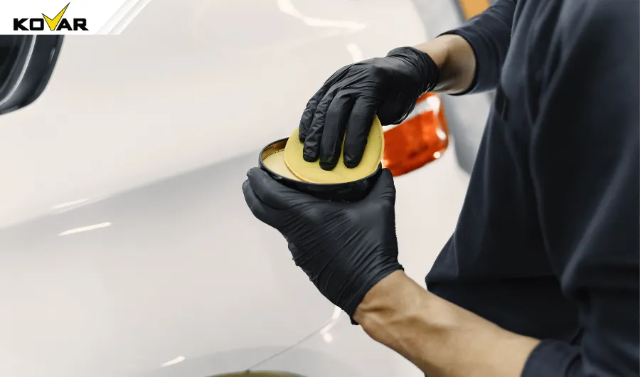 Dùng xi đánh bóng xóa xước ô tô